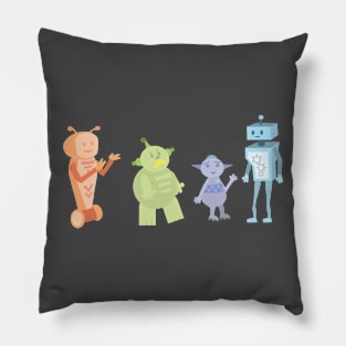 Colourful Bot Squad Pillow