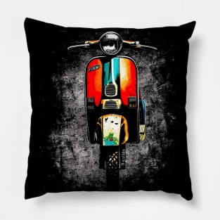 Motor Scooter Pillow