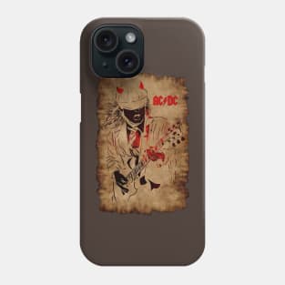 vintage angus ac/dc Phone Case