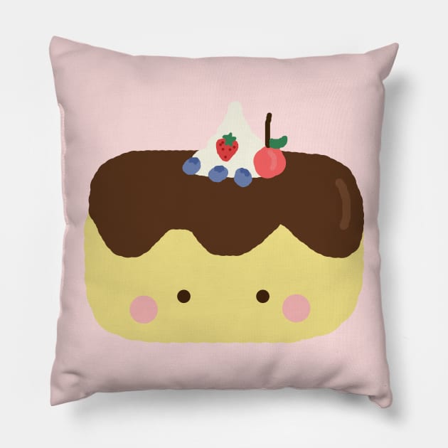 Happy Pudding Pillow by artoftilly