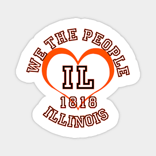 Show your Illinois pride: Illinois gifts and merchandise Magnet