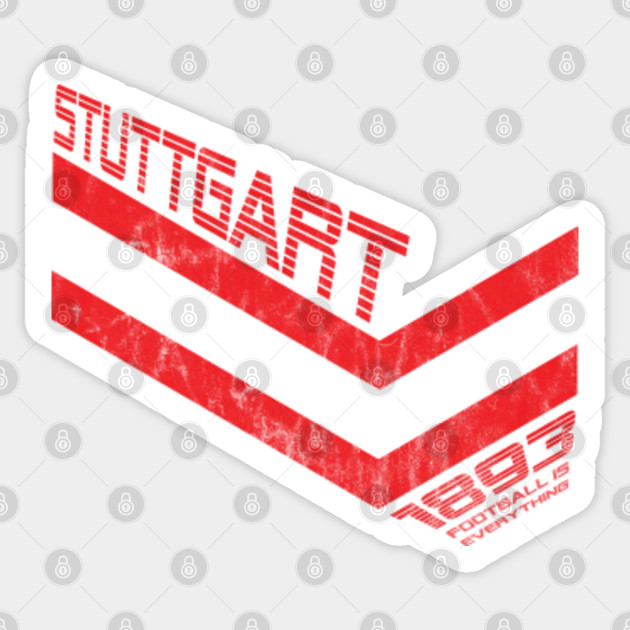 Football Is Everything Vfb Stuttgart Fc 80s Retro Stuttgart Sticker Teepublic