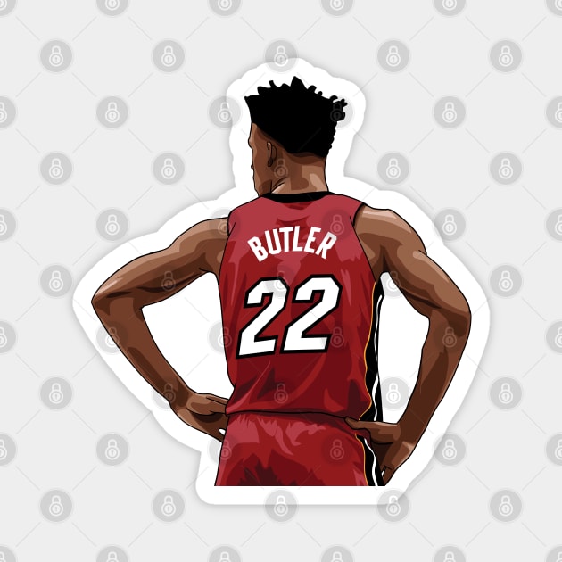 Jimmy Butler Vector Back Magnet by qiangdade