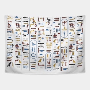 Pharaoh Hieroglyphs Ancient Civilization Egypt Tapestry