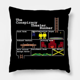 The Conspiracy Theater Bunker Pillow