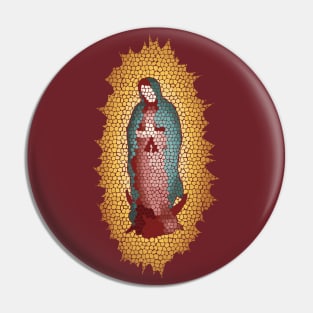 La Virgen de Guadalupe Mexican Catholic Religious Pin