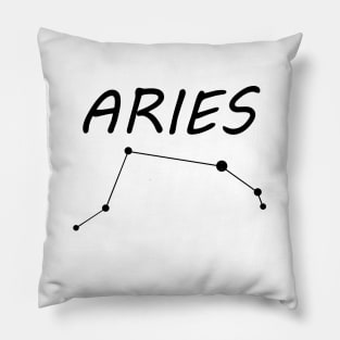 Aries Zodiac Star Sign Pillow