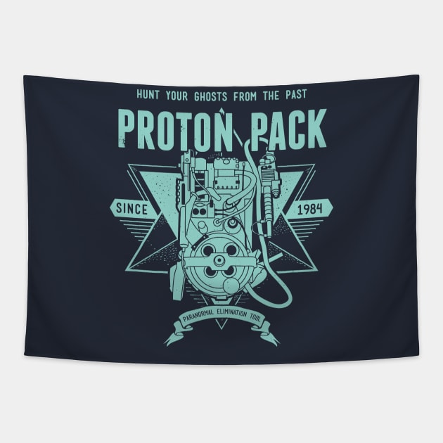 PROTON PACK Tapestry by manospd