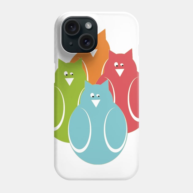 Owl Family Phone Case by andersonartstudio