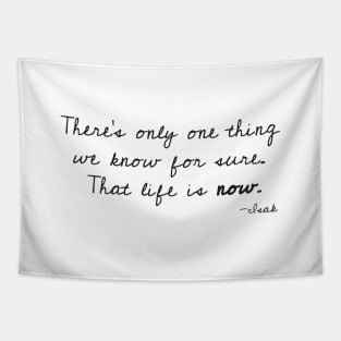 SKAM Isak quote - Life is now Norway Series Tapestry