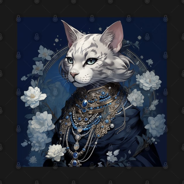 Silver Bengal Cat by Enchanted Reverie