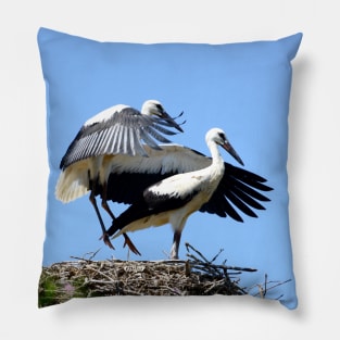 Storch / Swiss Artwork Photography Pillow