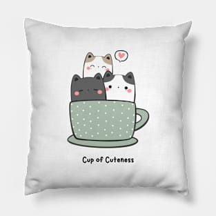 Cup of Cuteness Pillow