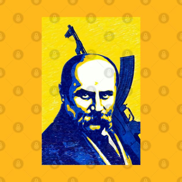 Taras Shevchenko for freedom. Fight and win. by Yurii