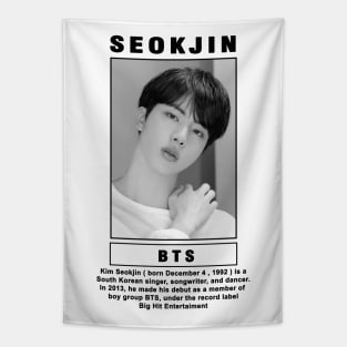 Kpop Design Jin BTS Tapestry