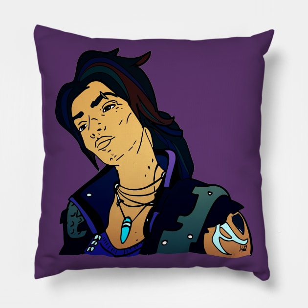 Amara the Siren Pillow by Digital GraphX