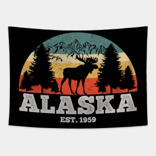 ALASKA EST. 1959 Vintage Tapestry