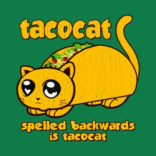 Funny - Tacocat (vintage distressed look) T-Shirt