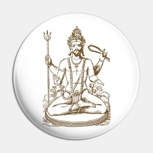 Shiva Indian Deity - God Pin