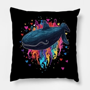 Whale Valentine Day Pillow