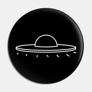 UFO Minimal Design (The Cryptic Collection) Pin