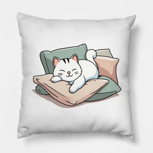 Sleeping Cute Cat Pillow