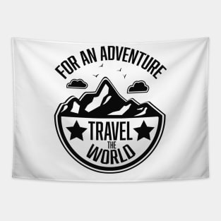 For An Adventure Travel the World Tapestry