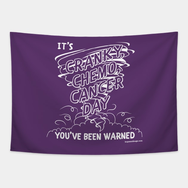 Cranky Chemo Tapestry by BarbC