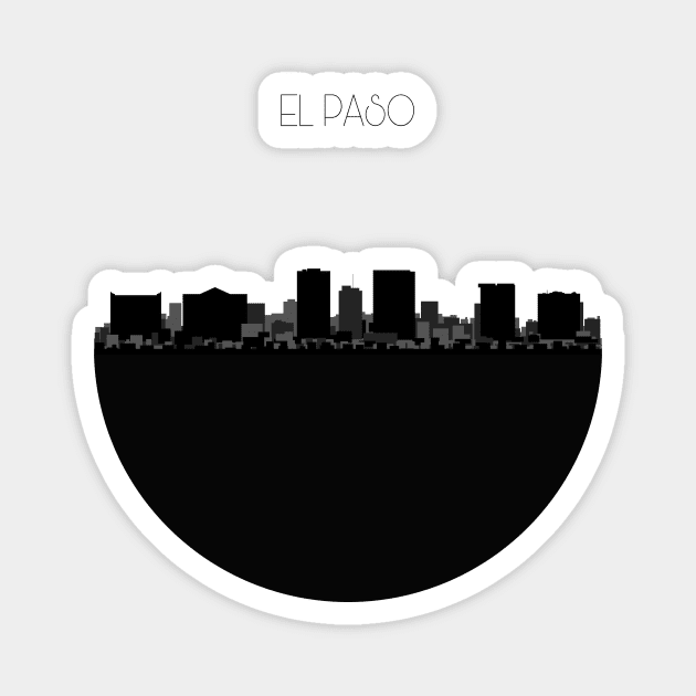 El Paso Skyline Magnet by inspirowl