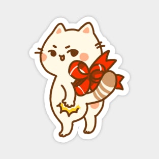 Smack Dat Cute Kitty Magnet