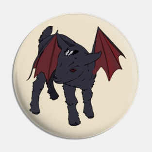 Vampire Baby Goat Pin