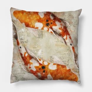 Koi Fishes Pillow