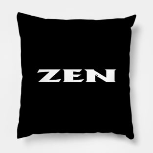 Zen white Pillow