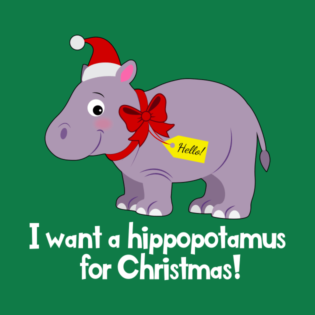 Hippopotamus for Christmas by PenguinCornerStore