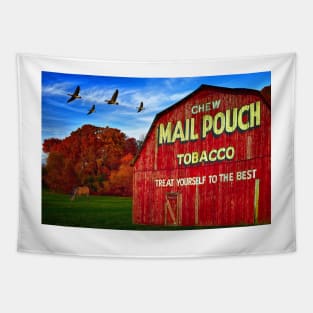 Mail Pouch Tobacco Barn Americana Tapestry