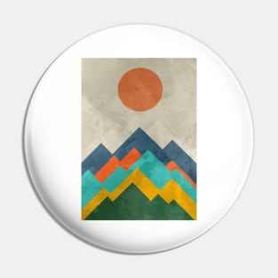 Mountain Landscape Pin