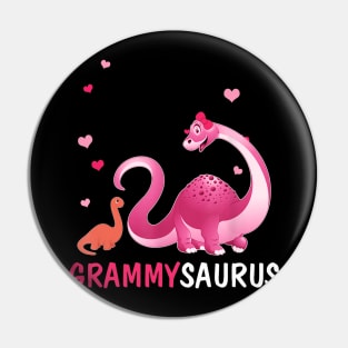 Grammysaurus T Shirt Grammy-Shirt Dinosaur-Tee For Grandma Pin