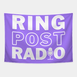 Ring Post Radio Logo Tapestry