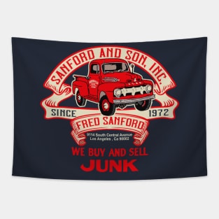 Sanford & Son Truck Ribbon Tapestry