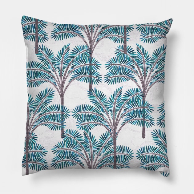 Exotic Palms No. 003 / Tropical Plants After Rain Pillow by matise