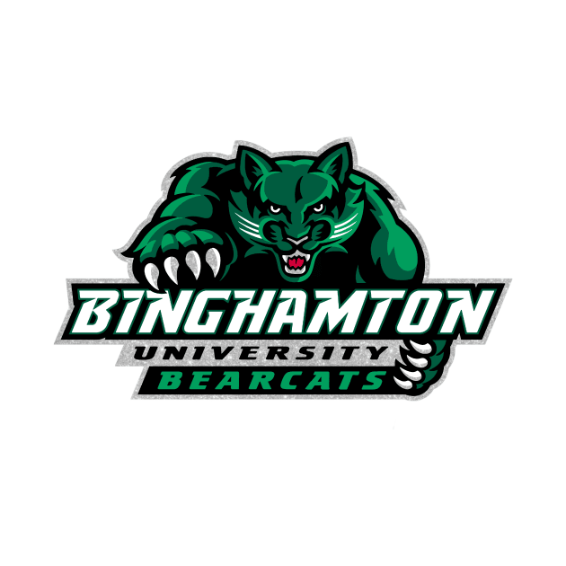 Binghamton University Bearcats glitter logo by anrockhi