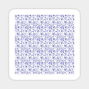 Ocean Life - Periwinkle Color Palette Magnet