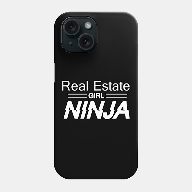 Real estate girl ninja Phone Case by amazinstore