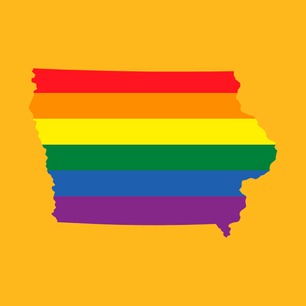 Iowa state LGBT Pride by FiftyStatesOfGay