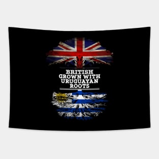 British Grown With Uruguayan Roots - Gift for Uruguayan With Roots From Uruguay Tapestry