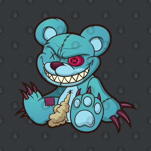 Evil Teddy Bear by memoangeles