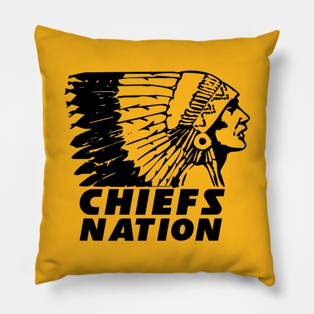 Chiefs Pillow by FootballBum