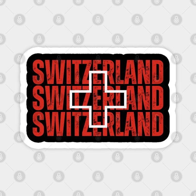 Switzerland flag, swiss flag Magnet by eka123