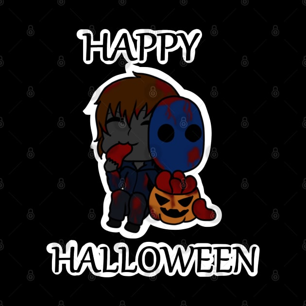 Cute Creepypasta Eyeless Jack Happy Halloween by LillyTheChibi