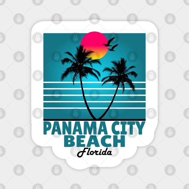 Panama City Beach Florida souvenir Magnet by SunsetParadise